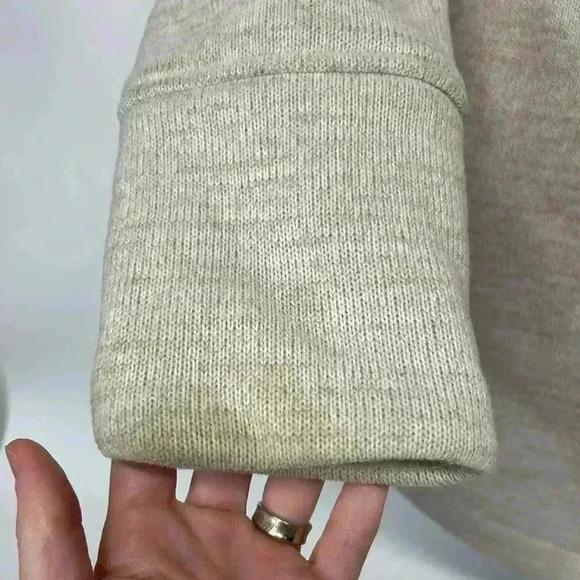 Prana size small tan, pull over sweater - Picture 3 of 6